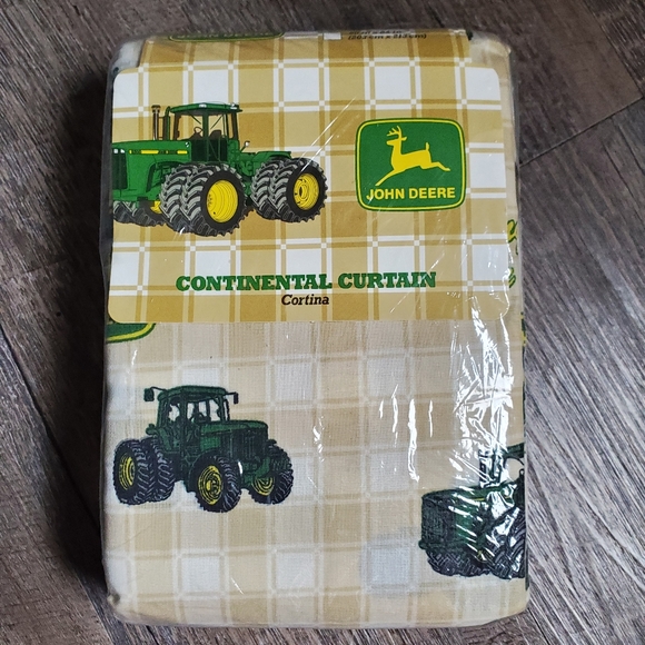 Vintage John Deere Courtain Drapes New 2 Included - Picture 3 of 3
